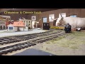 The cheyenne to denver local in  the 1950s in ho scale