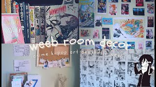 Room makeover\\anime, k-pop, art, aesthetic decor\\ переделываю комнату в комнату анимешника:)