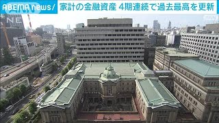 家計の金融資産残高が2121兆円　4期連続で過去最高を更新(2023年12月20日)