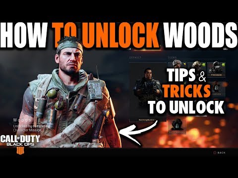 HOW TO UNLOCK WOODS IN BLACK OPS 4 BLACKOUT | How to Unlock Characters in Call of Duty Black Ops 4