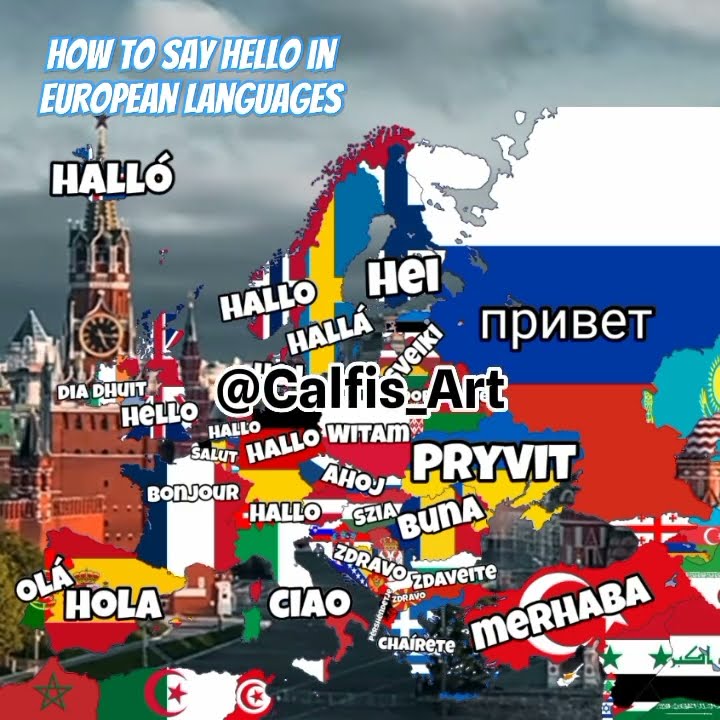 how to say hello in european languages - YouTube