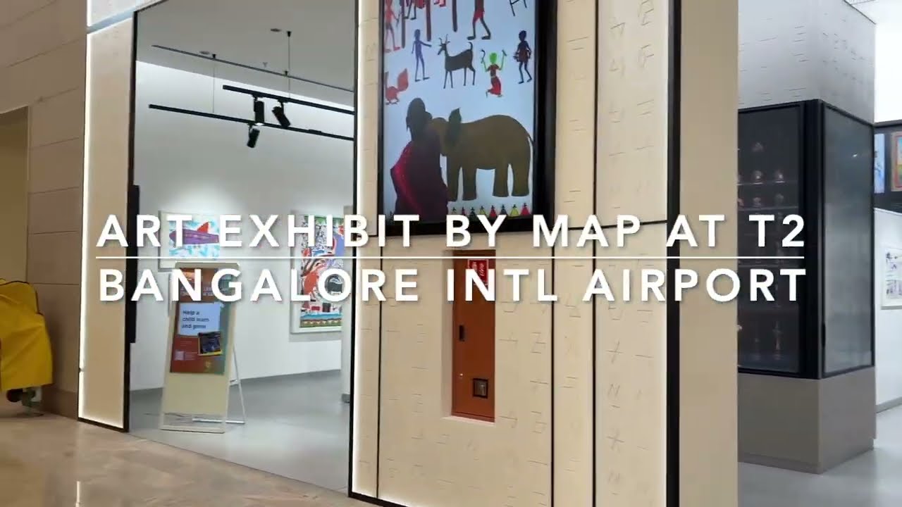 Art Installation/Exhibition at T2 Bangalore Airport|Interactive Art & Digital Experience 
