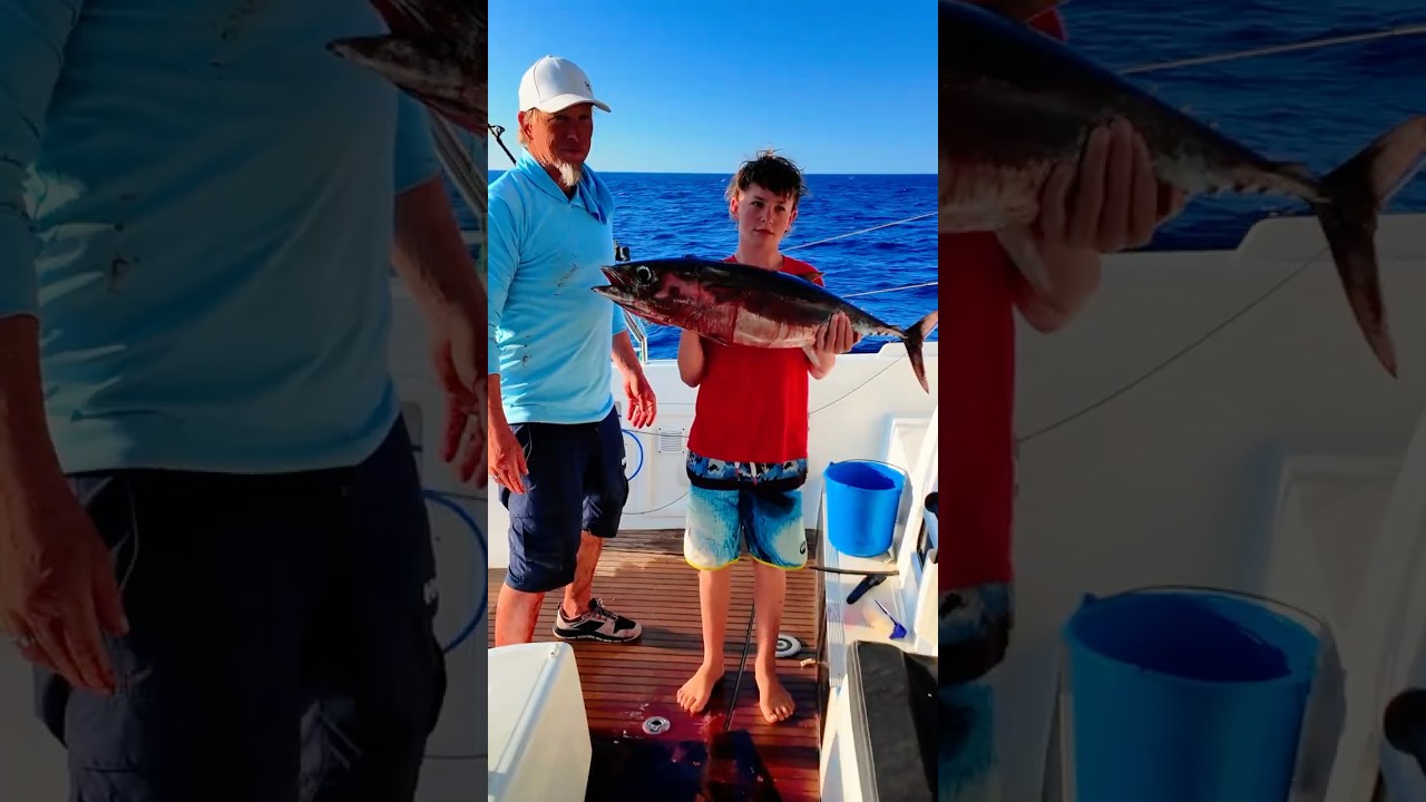 Catching Dinner on a  12 Hour ocean crossing