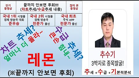 레몬(294140) 추수기(추수) 전문가 종목 분석