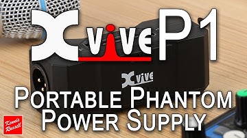 Xvive P1 Portable Phantom Power Supply for Microphones that need 12v or 48v