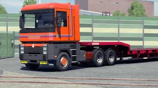 ETS 2 - Renault Magnum AE Excavator Transport from Duisburg Part 1