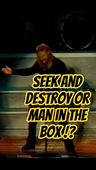 James Hetfield Trolls Jason Newsted Before Seek And Destroy | Mountain View ’94