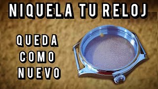 Como niquelar tu Reloj Vintage  How to Restore the Chrome of an Antique Watch