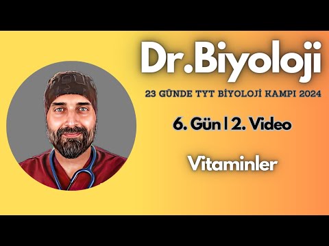 Vitaminler | 23 Günde TYT Biyoloji Kampı yks2024 | 9. Sınıf