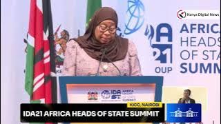 Tanzania President Samia Suluhu's great speech in Kenya during IDA21 Africa heads of State Summit!!