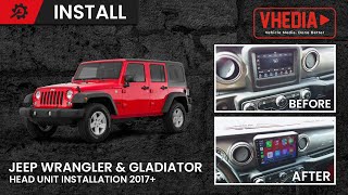 Jeep Wrangler & Gladiator Head Unit Installation 2017+