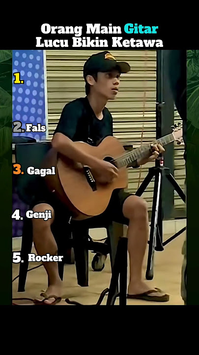 Orang Main Gitar Lucu Bikin Ketawa