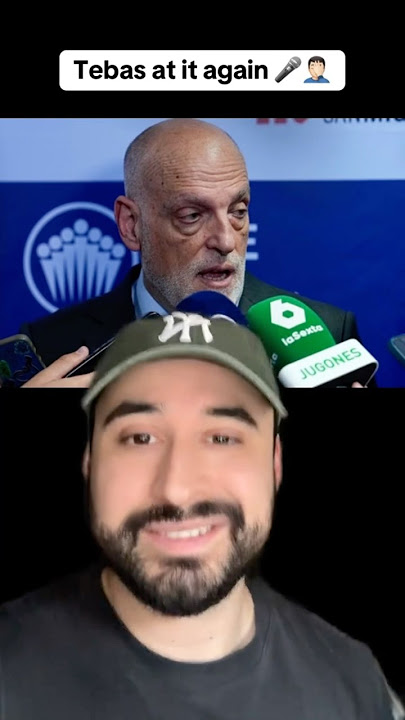 Tebas at it again 🎤🤦🏻‍♂️