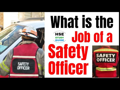 Видео: What is the Job of a Safety Officer? @hsestudyguide