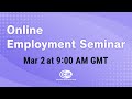 Online employment seminar by CyberConnect2 - Mar 2, 2021