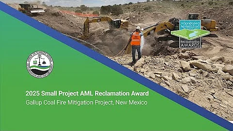 2025 Small Project AML Award - Gallup Coal Fire Mitigation Project, New Mexico