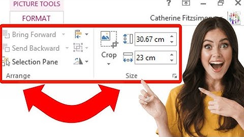 MS Word | Layout Tab | Arrange Group | Bring-Forward , Send-Backward and Selection pane and Size.