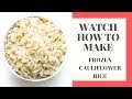 Cauliflower Rice Hack