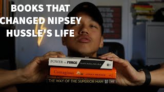 How These 3 Books Changed Nipsey Hussle's Life and How It Can Change YOURS