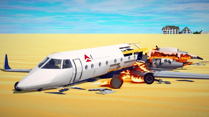 Plane Crashes Pilot POV and Passenger POV | Besiege