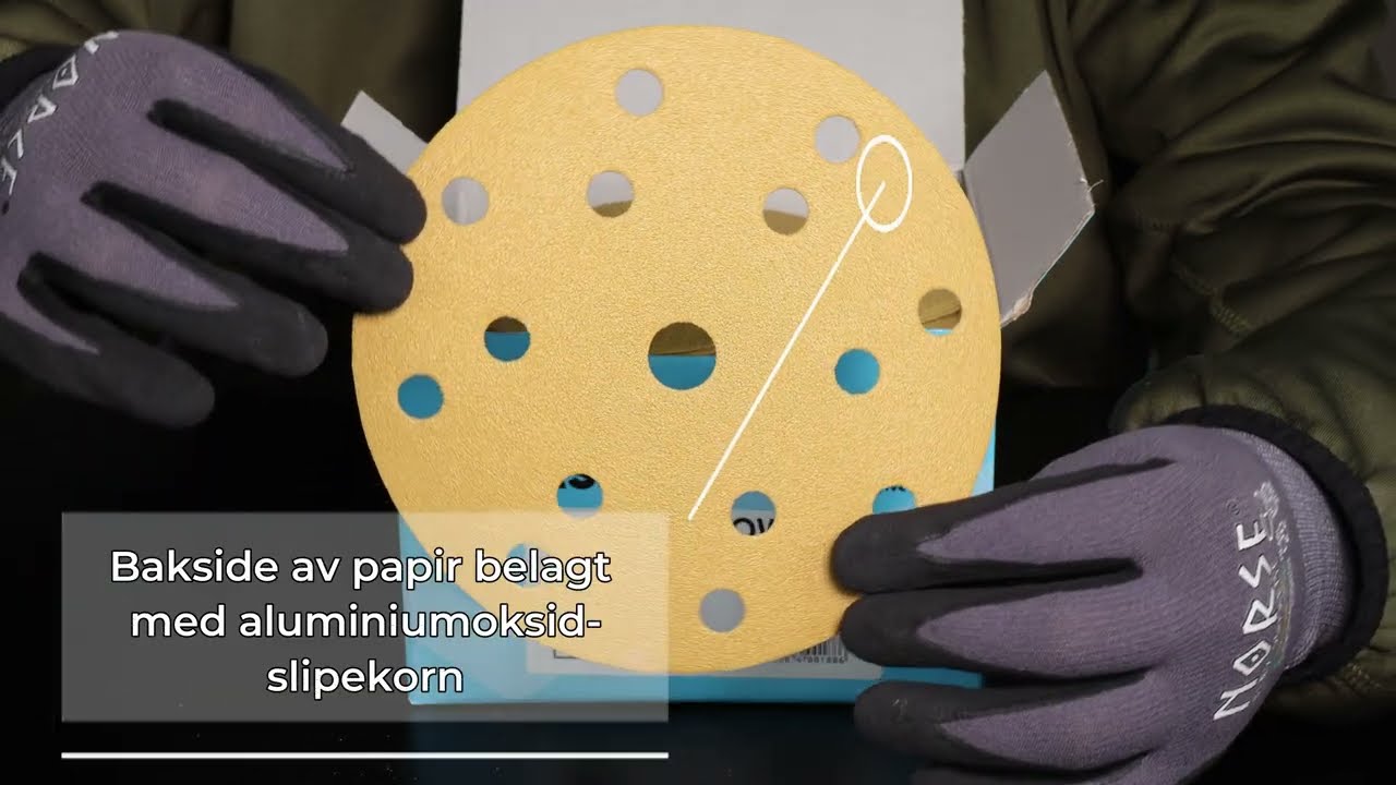 Cool Abrasives - Ø150 Cool Yellow sliperondeller - 15 hull