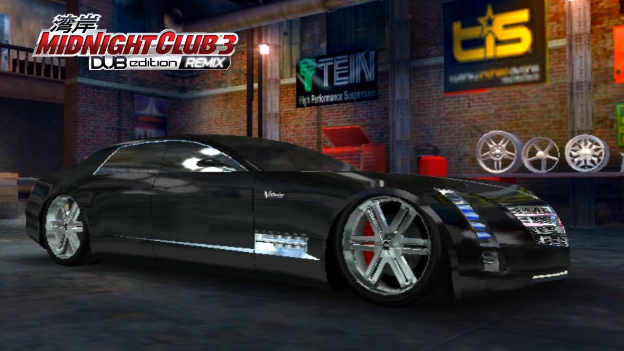 TUNEI O CADILLAC SIXTEEN ORGANIZANDO A GARAGEM - Midnight Club 3