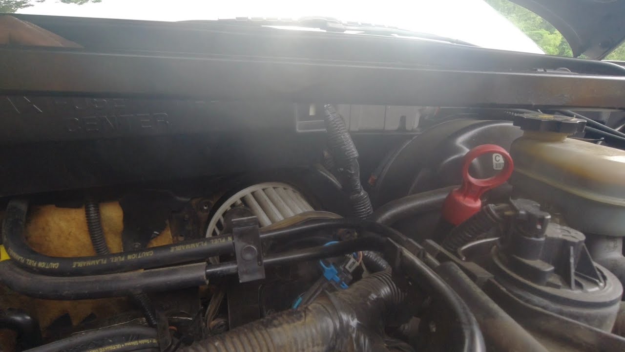 Blower Motor Change on 1999 Pontiac Booneville... YouTube