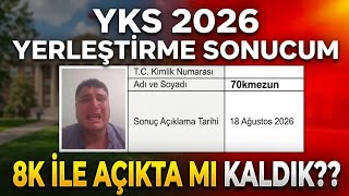 YKS 2026 YERLEŞTİRME SONUCUM | Herkes Mi Tıp Yazdı A??
