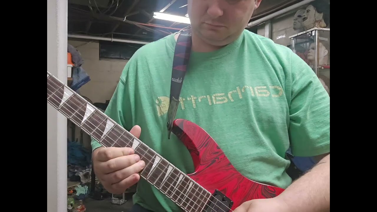 Half of round and round by ratt guitar solo at 90% speed getting a little better 😀 