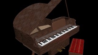 Grand Piano 3D Speed Model screenshot 4