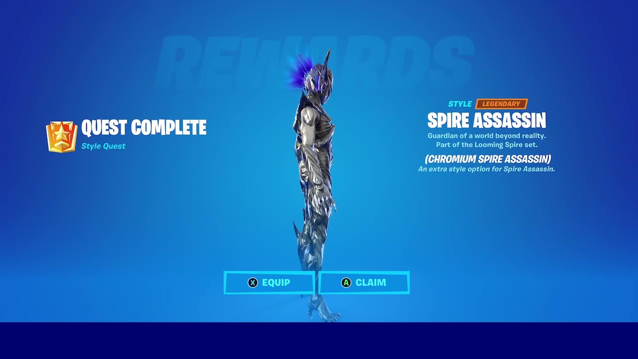 Unlocking Chromium Spire Assassin in Fortnite Battle Royale Chapter 2 Season 6