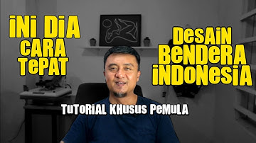 TUTORIAL CARA DESAIN BORDIR BENDERA INDONESIA MERAH PUTIH DI WILCOM - CUSTOMER AUTO SUKA HASILNYA