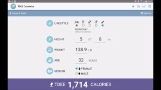 TDEE Calculator & Tracker - Android App screenshot 2