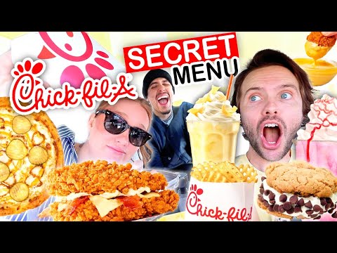 Tasting VIRAL CHICK-FIL-A Secret Menu!!!