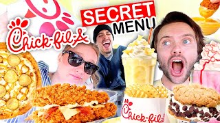 Tasting VIRAL CHICK-FIL-A Secret Menu!!!