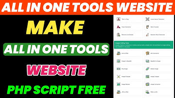 How To Make All in One Tools Website || All In One Tool Website Php Script 2023