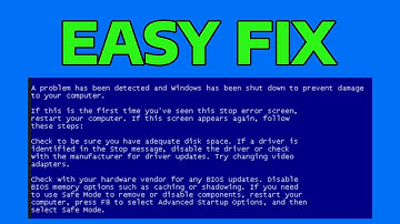 Fix A Problem Has Been Detected And Windows is Shutting Down To Prevent Damage To Your Computer