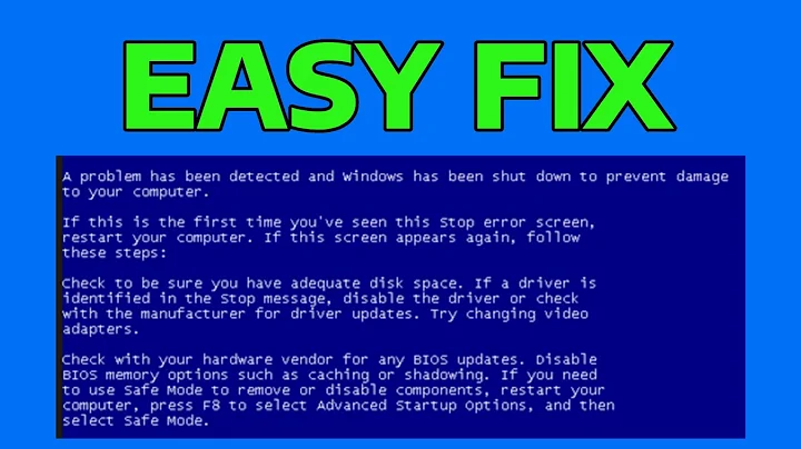 Fix A Problem Has Been Detected And Windows is Shutting Down To Prevent Damage To Your Computer