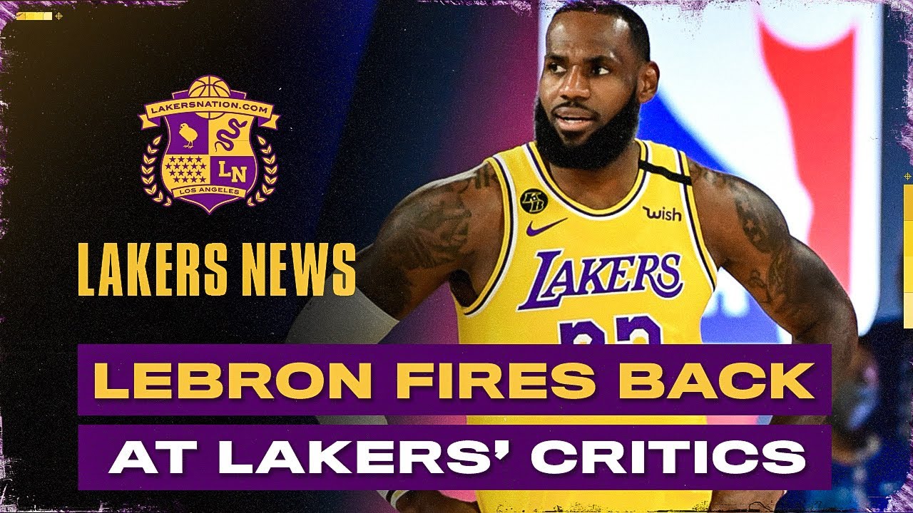 LeBron James Fires Back At Critics Of Lakers' Free Agency