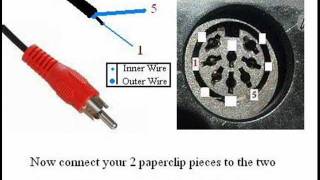 Sega Genesis 1 Standard AV Cable RCA Connection Cord – 6 feet How to make hook up Sega Genesis to Video IN tv, without cable! Easy!