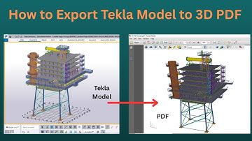 How to Export Tekla Model to 3D PDF