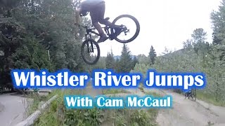 Whistler River Jumps Following Cam McCaul