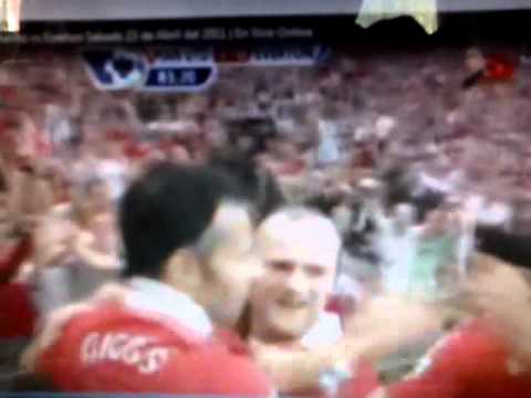 Manchester United Vs. Everton (1-0) Gol Chicharito Hernndez 2010 - 2011