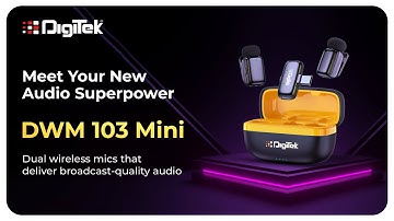 Get Pro-Level Audio with Digitek DWM-103 Mini Wireless Mic
