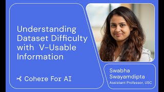 Cohere For AI - Community Talks: Swabha Swayamdipta