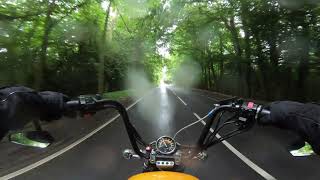 Yamaha Virago 535 test ride after carb rebuild  GoPro Hero7 Black