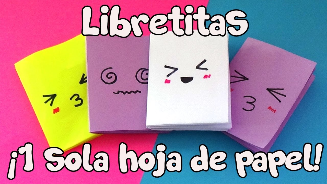 Cómo hacer libretas de papel