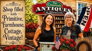 I Found AMAZING Primitive and Farmhouse Treasures at This Antique Store!