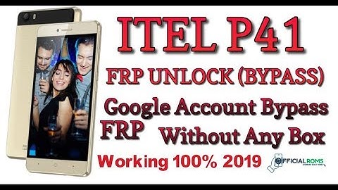 Itel P41 Frp Unlock 7.0/8.1 Using Android Fastboot Reset Tool 1.2