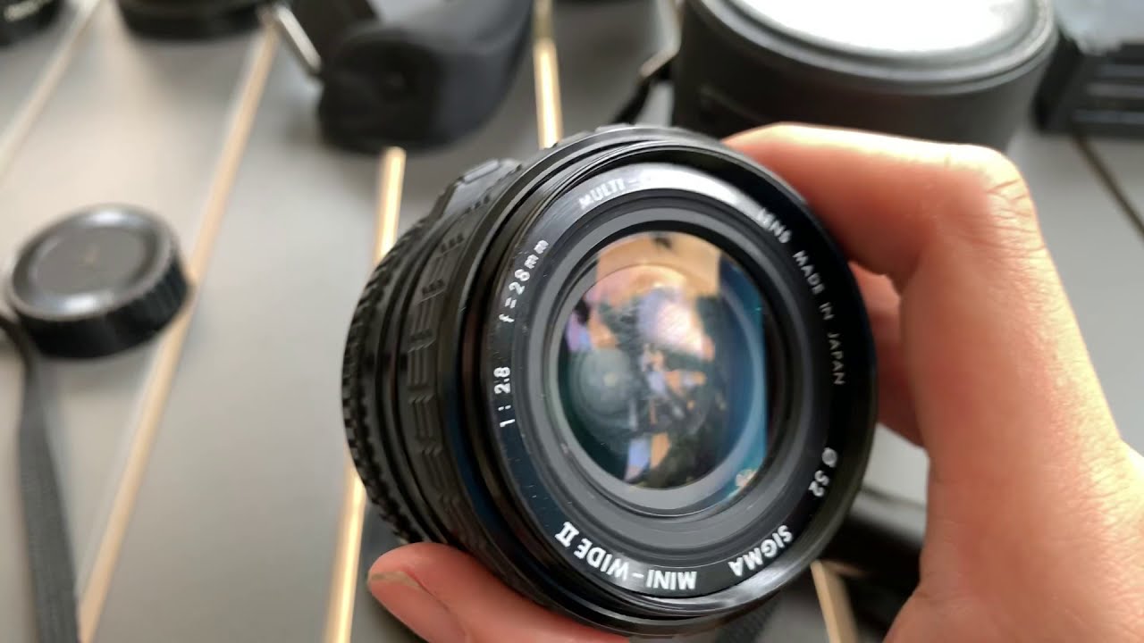 良品 SIGMA MULTI WIDE YS 1:2.8 f=28mm MINOLTAマウント オールドレンズ】レビュー：SIGMA MINI-WIDE 28mm F2.8 MULTI-COATED